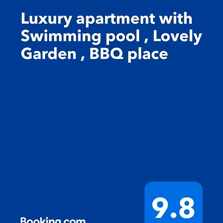 Cozy Apartment With Pool, Lovely Garden, Bbq * Varna